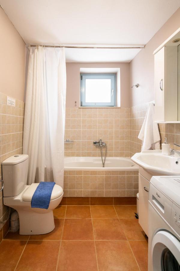 Beachfront Villa Turquoise With Private Pool, Bbq And Ping Pong Table Chania  Exterior photo